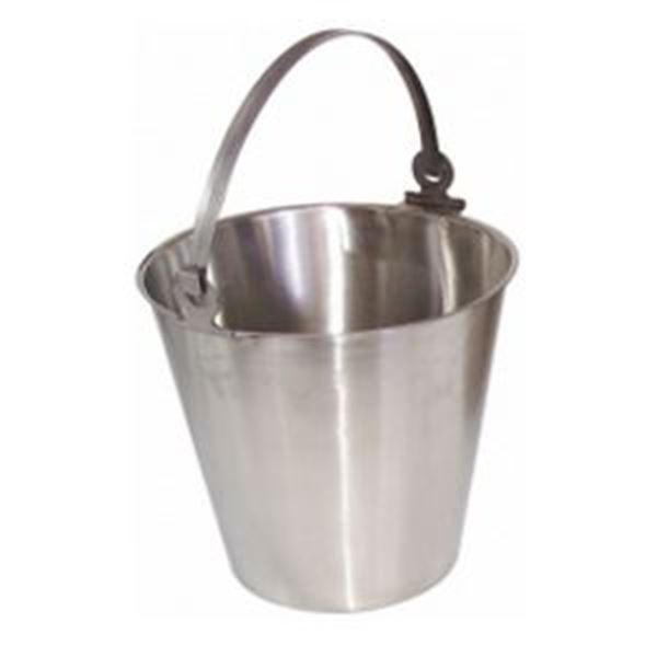 STAINLESS STEEL BUCKET - PLAIN