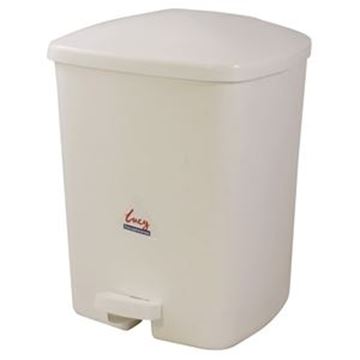 LUCY PEDAL BIN - WHITE