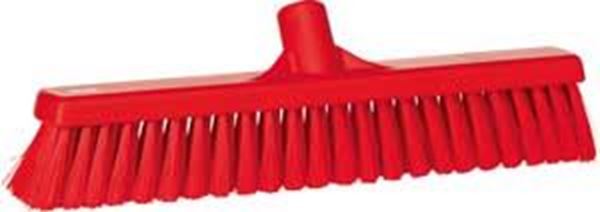 VIKAN MEDIUM PLATFORM BRUSH - RED