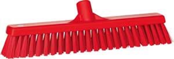 VIKAN PLATFORM BRUSH STIFF/SOFT - RED