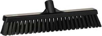 VIKAN PLATFORM BRUSH STIFF/SOFT - BLACK