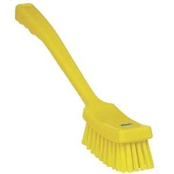 VIKAN UTILITY BRUSH STIFF - YELLOW