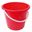 GRADUATED BUCKET PLASTIC - RED