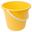 GRADUATED BUCKET PLASTIC - YELLOW