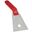 VIKAN ANGLED HAND SCRAPER STEEL - RED