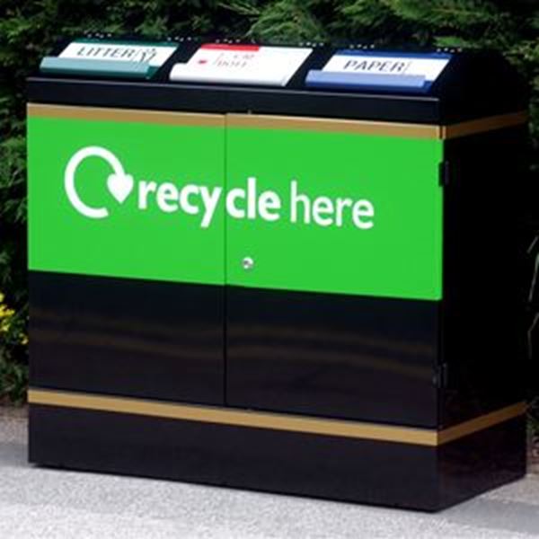 TERRRACE RECYCLING BIN