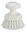 VIKAN ROUND HAND BRUSH STIFF - WHITE