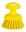 VIKAN ROUND HAND BRUSH STIFF - YELLOW