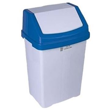 SWING BIN with BLUE LID