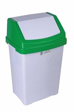 SWING BIN with GREEN LID