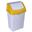 SWING BIN with YELLOW LID