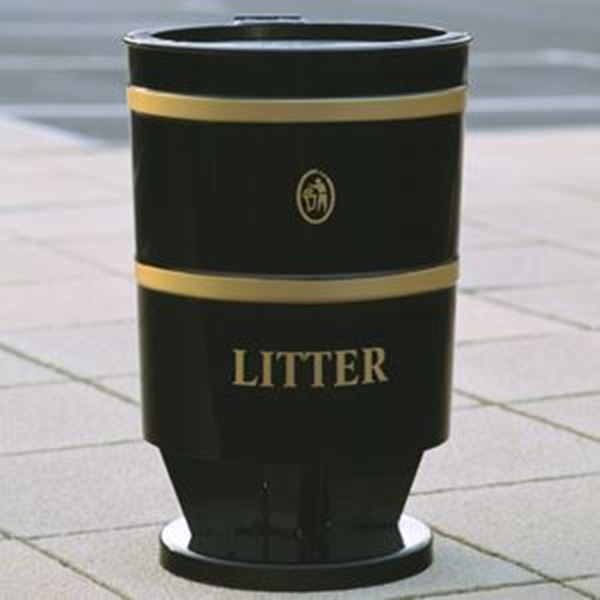 KNIGHT OPEN TOP FREE STANDING BIN