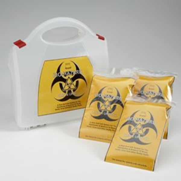 BODY FLUID SPILLAGE KIT YELLOW BOX