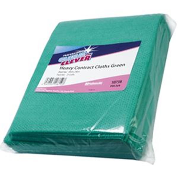 Clean and Clever Green Heavyweight Contract Cloth