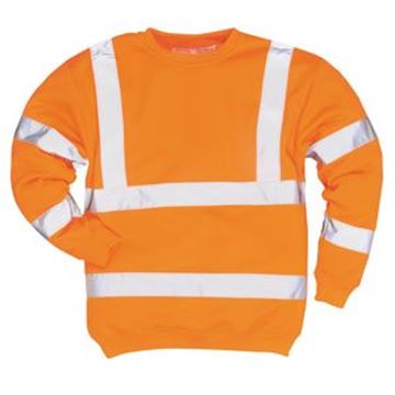 HI VIS SWEATSHIRT ORANGE