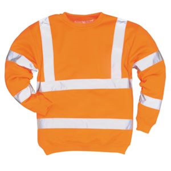 HI VIS SWEATSHIRT ORANGE