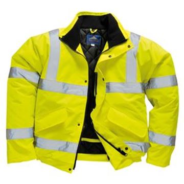 EN471 Hi-Vis Bomber Jacket Yellow