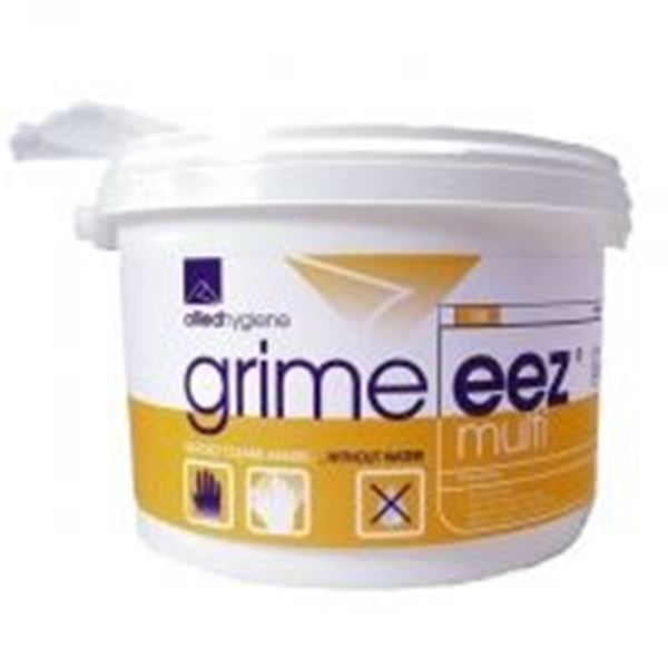 GRIME Eez MULTI DEGREASING WIPES - Tub Yellow Label