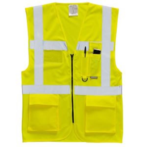 HI VIS EXECUTIVE VEST - YELLOW