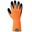 HI VIS GRIP ORANGE GLOVE LATEX FOAM - XLARGE