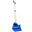 LIGHTWEIGHT LOBBY DUSTPAN & BRUSH - BLUE