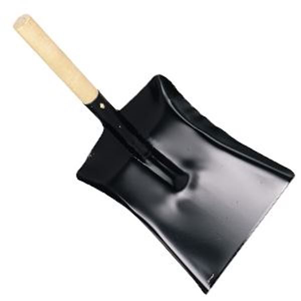 METAL BLADE/WOODEN HAND SHOVEL