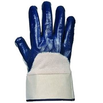 NITRILE SAFETY CUFF GLOVE - SIZE 9