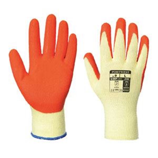 ORANGE GRIP GLOVE (RETAIL BAG) - XLARGE