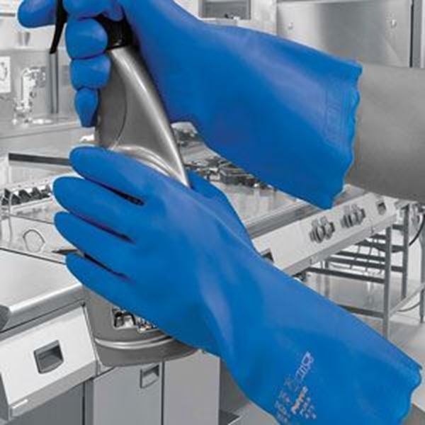 Pura Mediumweight PVC Glove - Blue