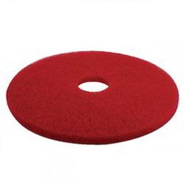 RED 17" 3M PLUS FLOOR PAD