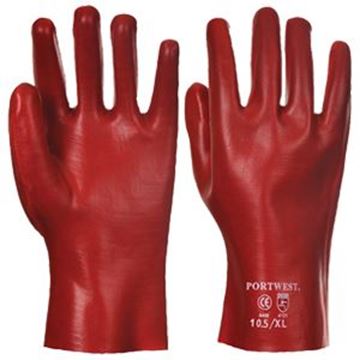 RED PVC GAUNTLET