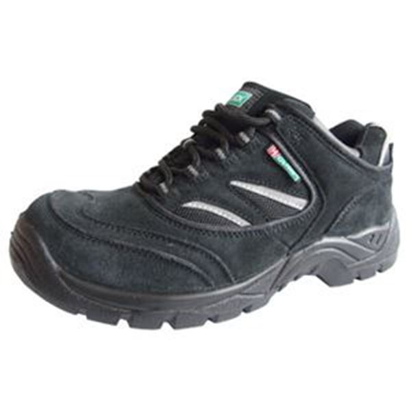 S1P BLACK SAFETY TRAINER C/W MIDSOLE SIZE 3