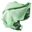 SMALL MICROWIPE GLASS CLOTH - UNGER GREEN