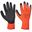 THERMAL GRIP GLOVE LARGE - BLACK/ORANGE