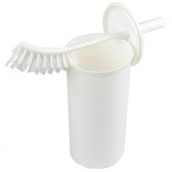 TOILET BRUSH & HOLDER - ENCLOSED TUB