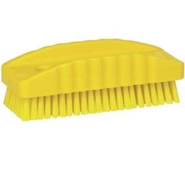 VIKAN NYLON NAIL BRUSH - YELLOW