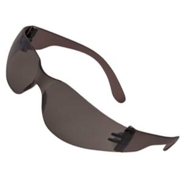 WRAP-AROUND SAFETY SPECTACLES - SMOKE