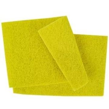 SCOURING PADS 22x15cm -YELLOW