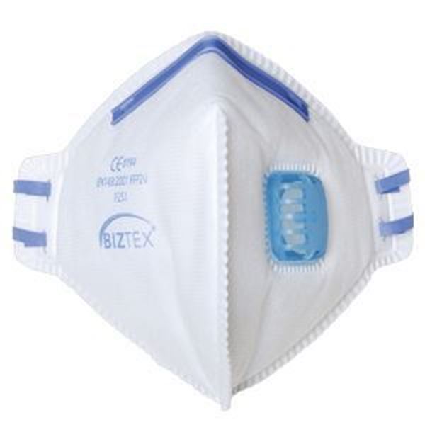 FFP2 VALVE DUST MIST RESPIRATOR FOLD FLAT