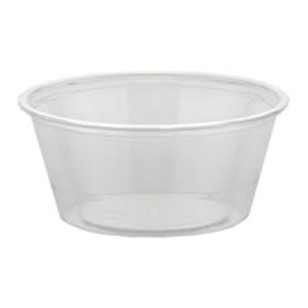 Picture of x250 2oz PLASTIC CLEAR SOUFFLE CUPS