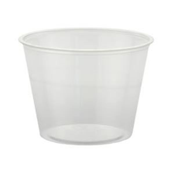 PLASTIC CLEAR SOUFFLE CUPS