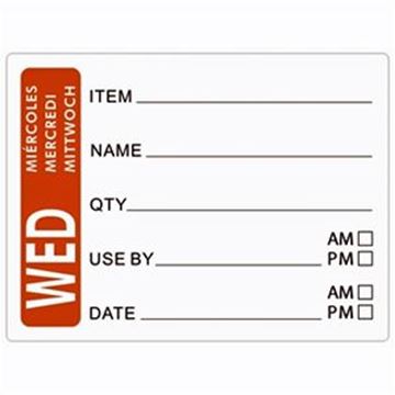 DAY OF THE WEEK LABELS - WEDNESDAY