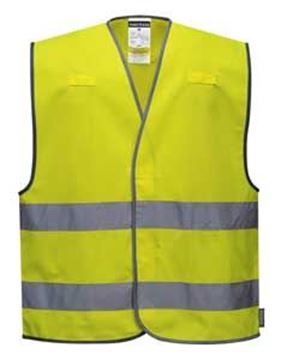 Hi-Vis Versatile Vest Two Band - YELLOW