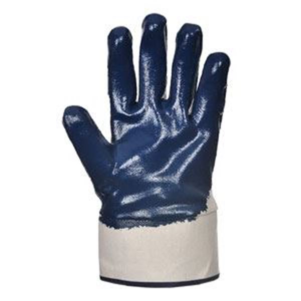 NITRILE SAFETY CUFF GLOVE - SIZE 10