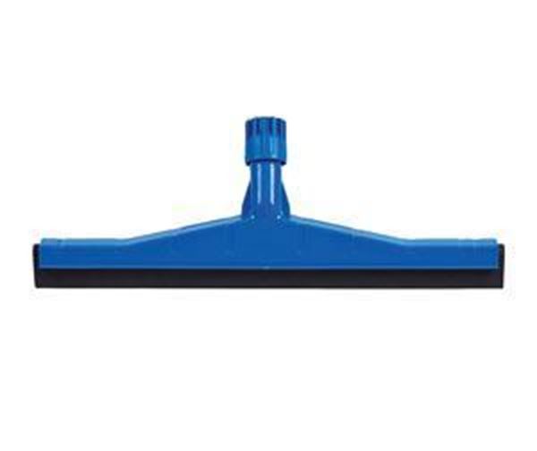 HEAVY DUTY PLASTIC FLOOR SQUEEGEE BLUE