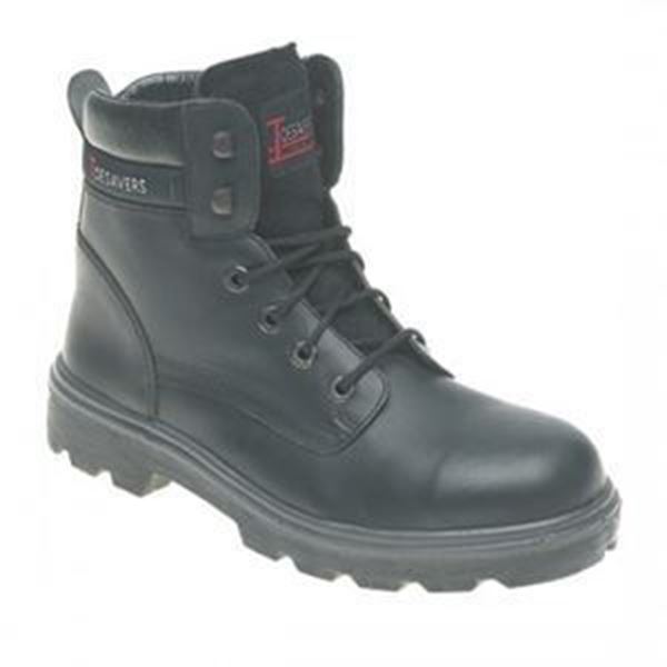 HIMALAYAN BLACK LEATHER S3 SAFETY BOOT SIZE 9