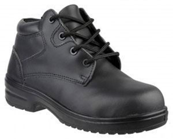 LADIES COMPOSITE ANKLE BOOT STEEL MIDSOLESIZE 6