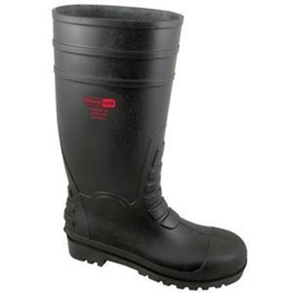 SF43 Black Safety Wellingtons - size 6