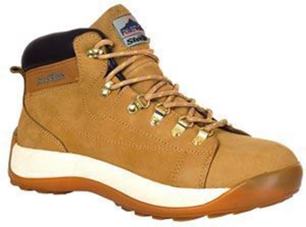 STEELITE MID CUT NUBUCK SAFETY BOOT - SIZE 7