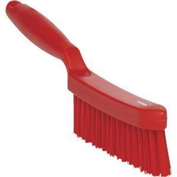 VIKAN SLIM HAND BRUSH STIFF - RED